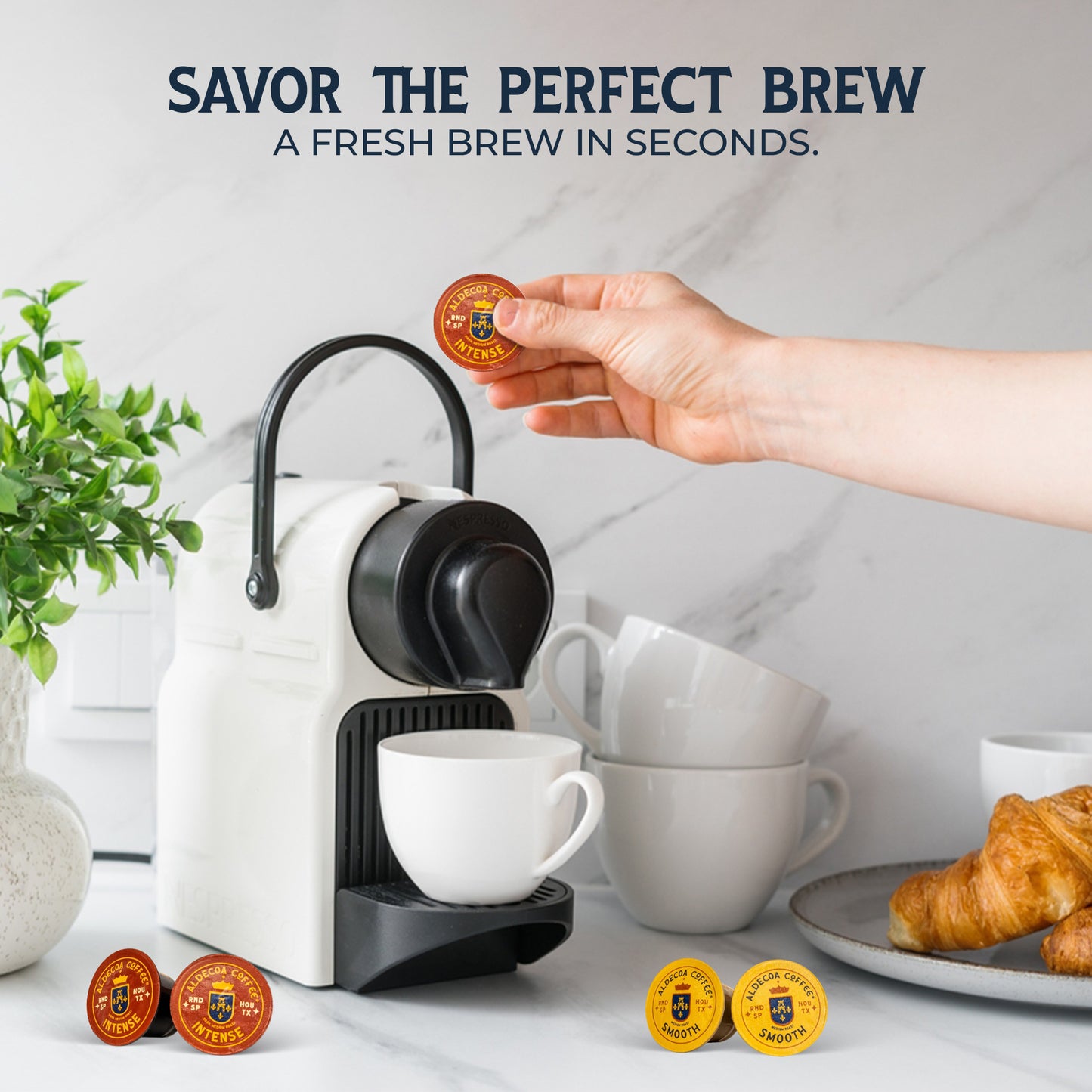 Intense Single Serve Espresso Pods, 6-Pack, 60 Count