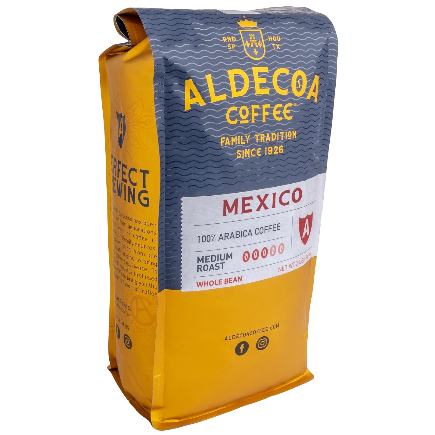 Mexico Roasted Coffee, 2 lb Bag (Pack of 2)