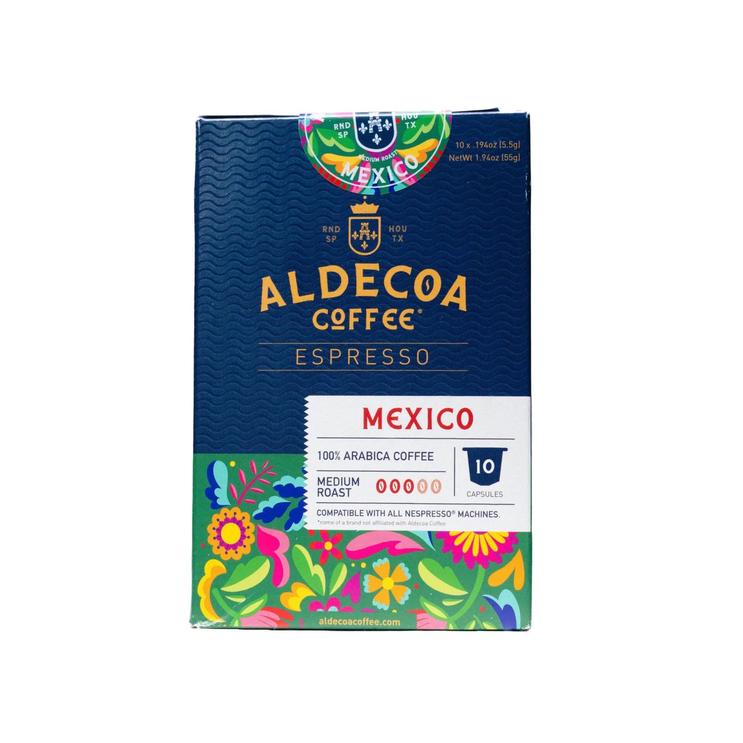 Mexico Single Serve Espresso Pods, 6-Pack, 60 Count