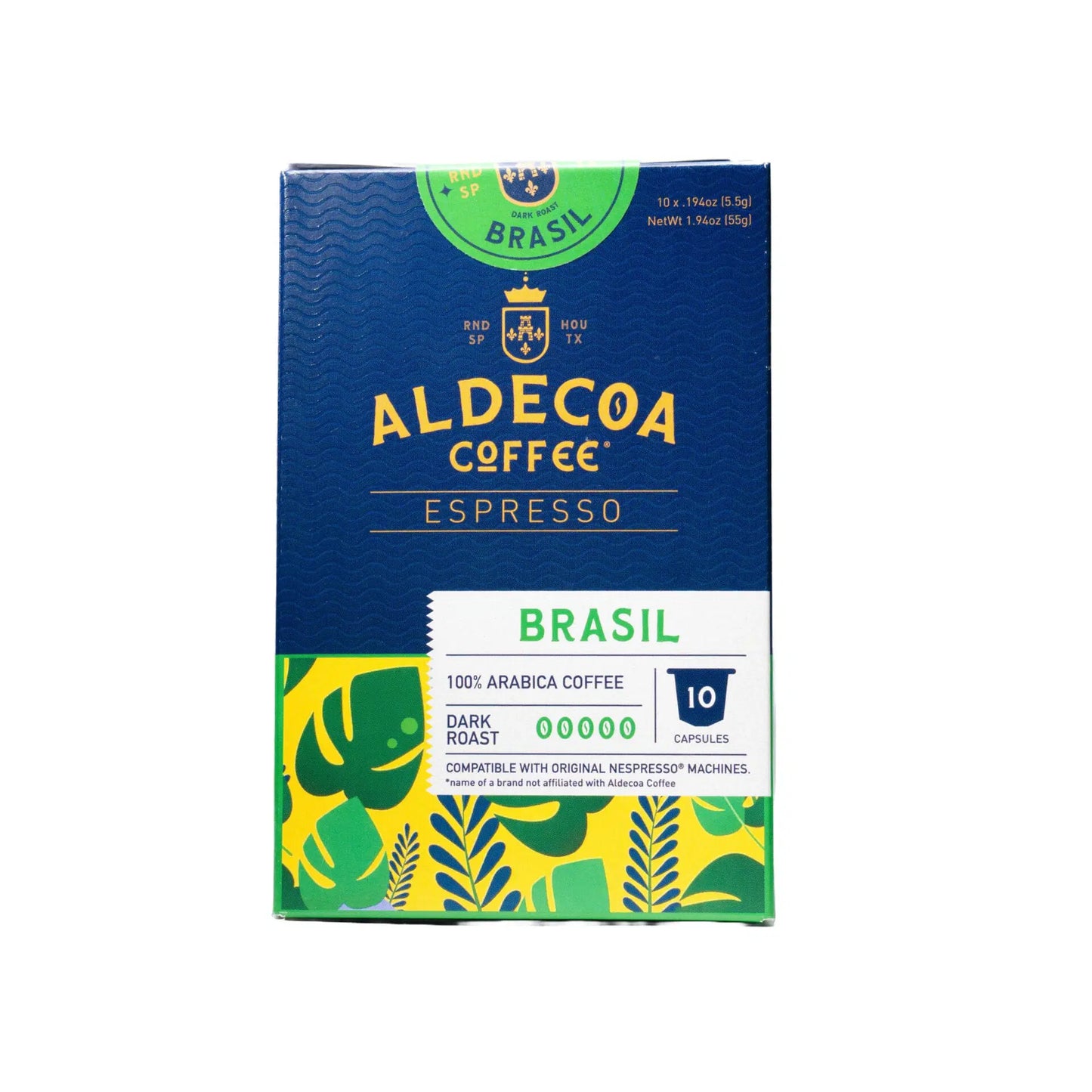 Brasil Single Serve Espresso Pods, 6-Pack, 60 Count