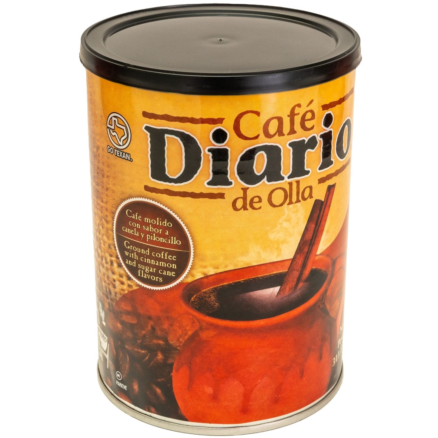 Cafe Diario Ground Coffee, De Olla, 11 oz (Pack of 12)