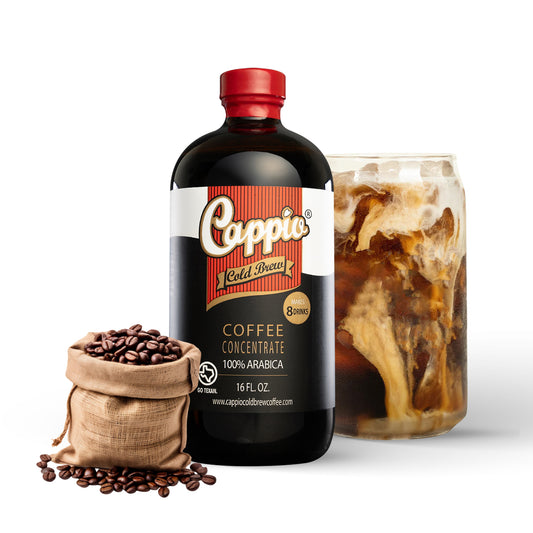 Cappio Cold Brew Coffee – Pack of 6 (16 oz Bottles)